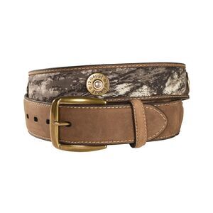 Nocona Outdoors Men's Camo Shotgun 12 Gauge Western Genuine Leather Shell Belt